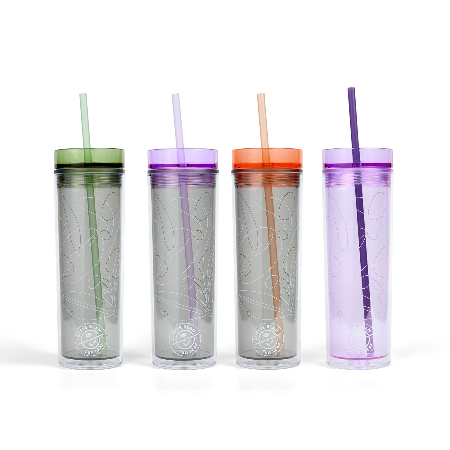 Stylish Tall Patterned Cold Cup