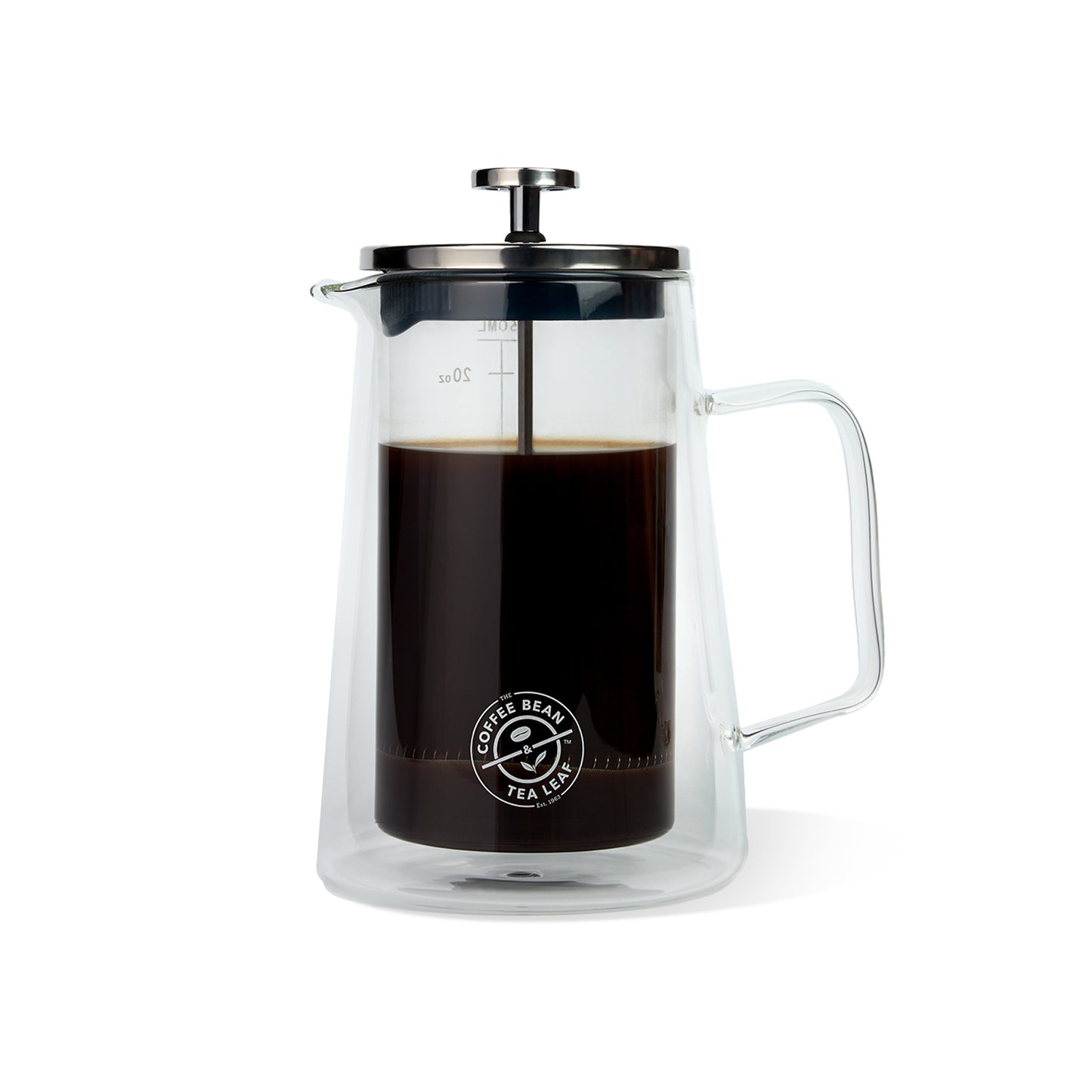 Double Wall Glass French Coffee Plunger